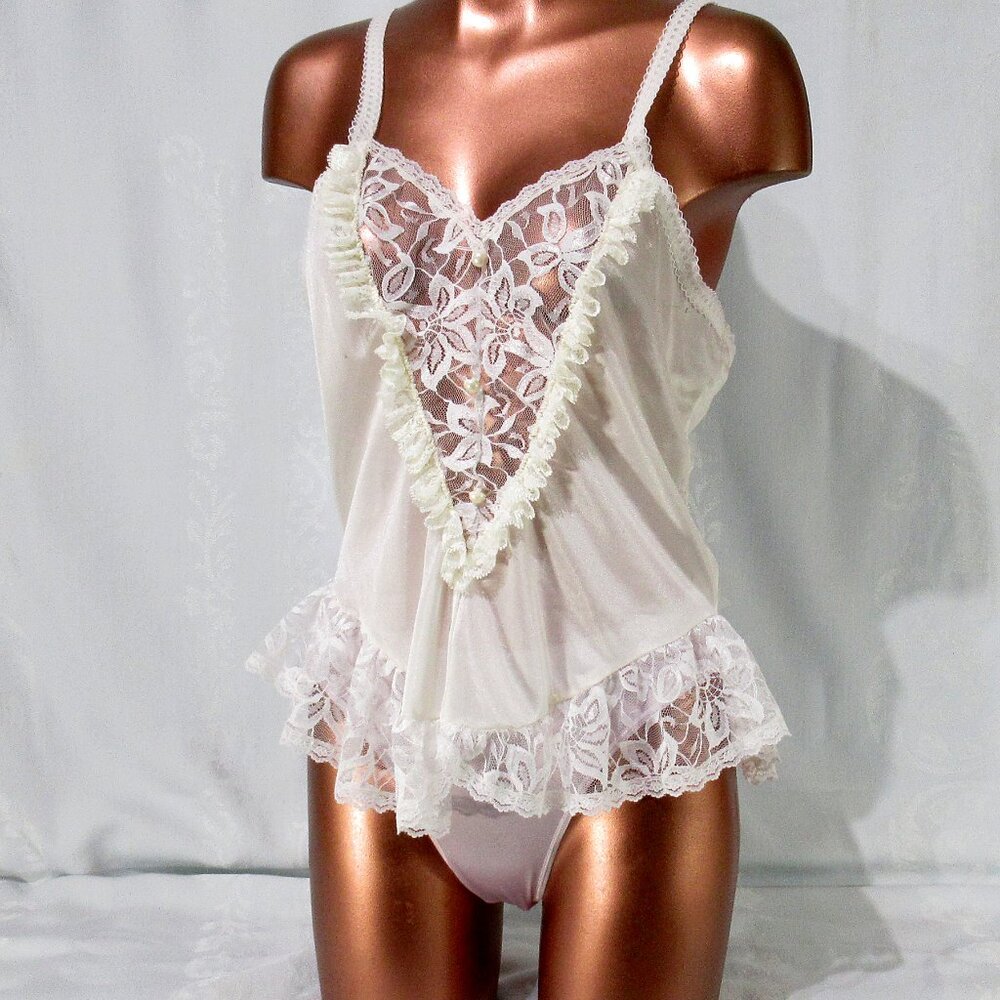 Vintage Glencraft Frilly Babydoll M/L